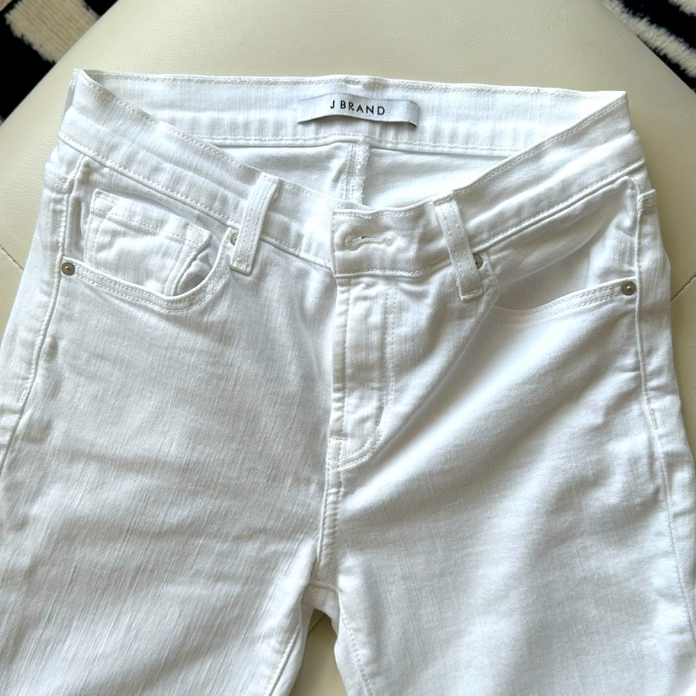 JBRAND white skinny jeans size 25